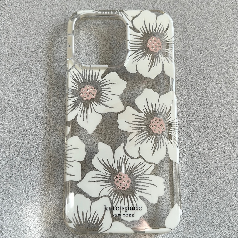 Kate Spade New York - Protective Hardshell Case - iPhone 14 Pro Max - Hollyhock